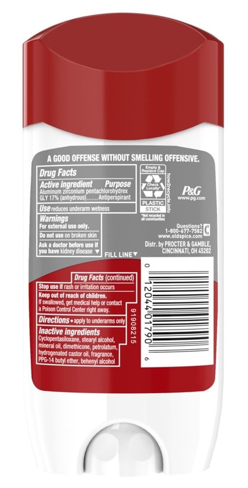 Old Spice Anti-Perspirant 3 Ounce Playmaker Solid (88ml)