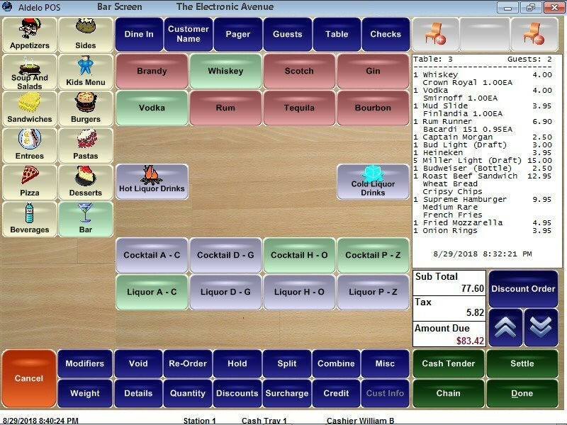 Bundle 2: Restaurant Point of Sale (POS) System, No Kitchen printer