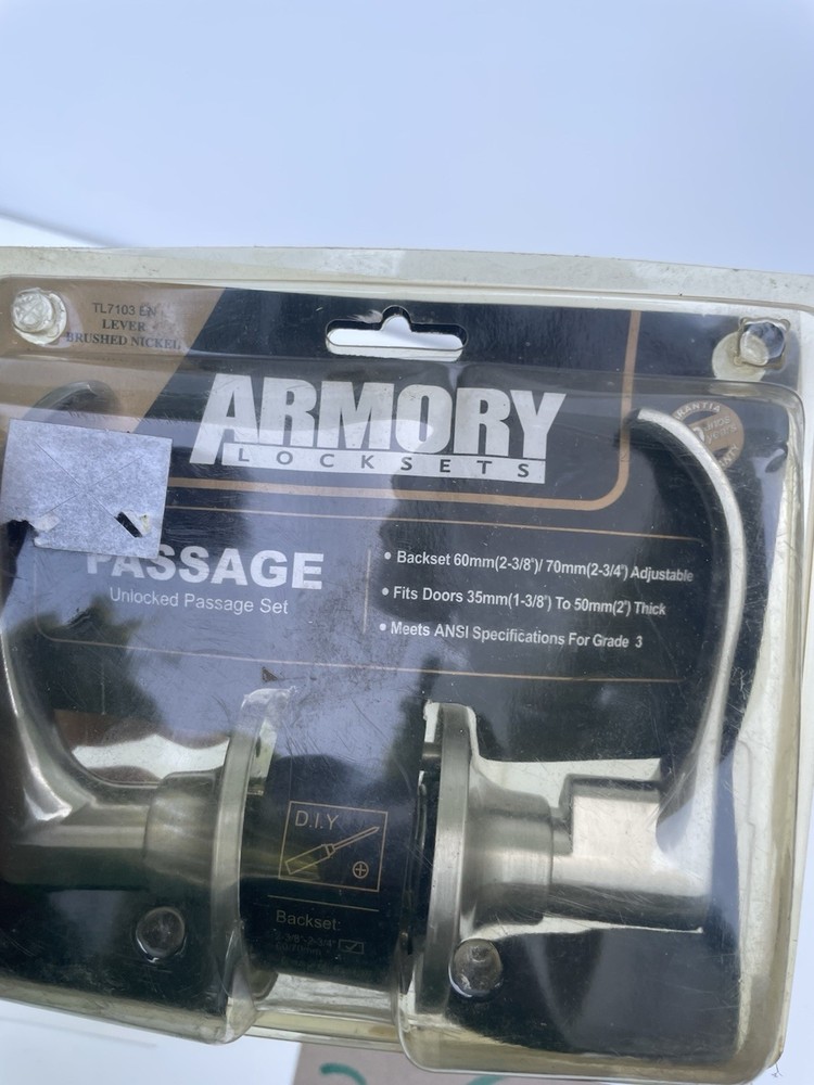 Armory Locksets Passage Unlocked Passage Set