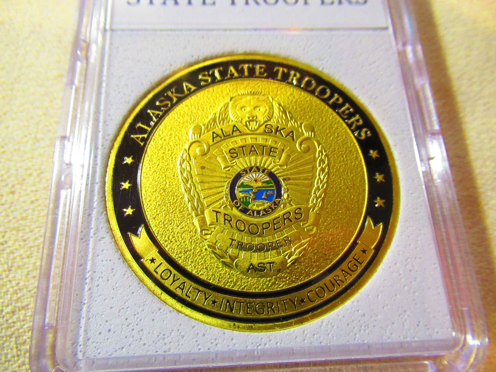 ALASKA STATE TROOPERS Challenge Coin