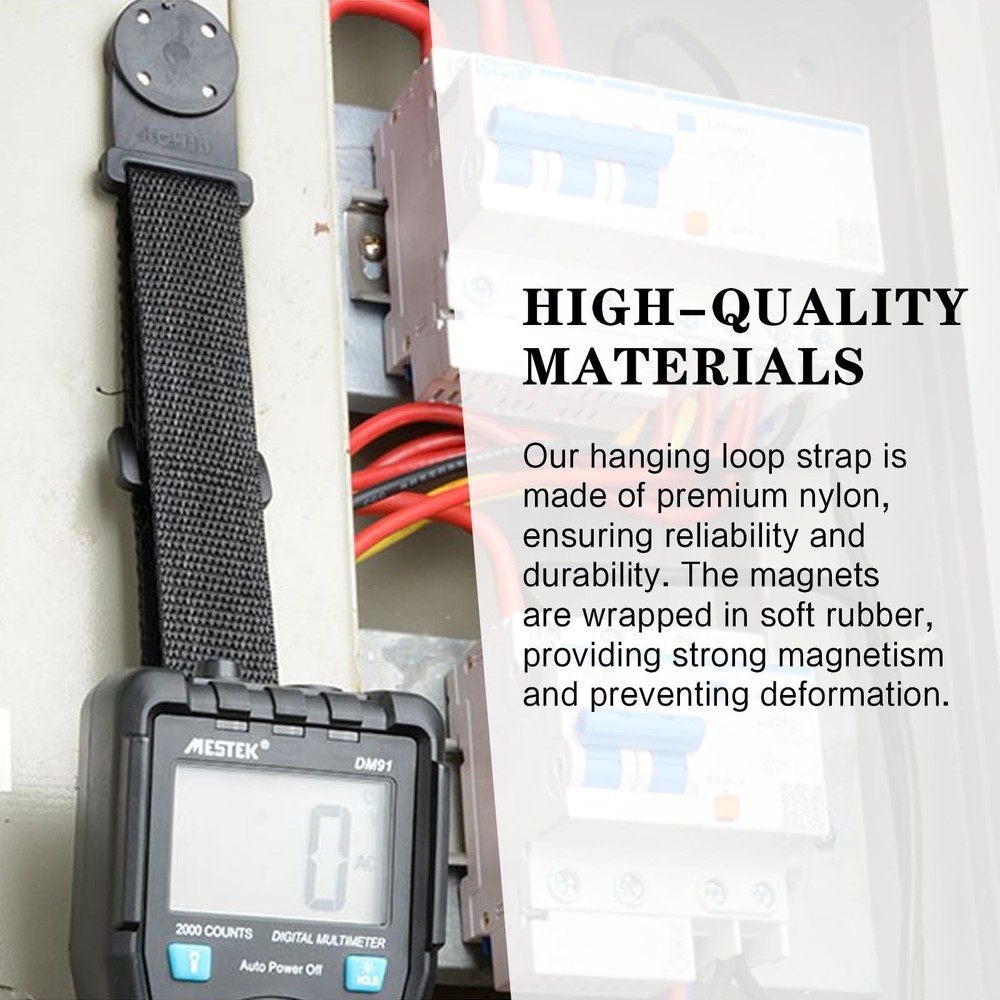 Multimeter Magnetic Hanging Strap,Multifunctional Strap Kit black