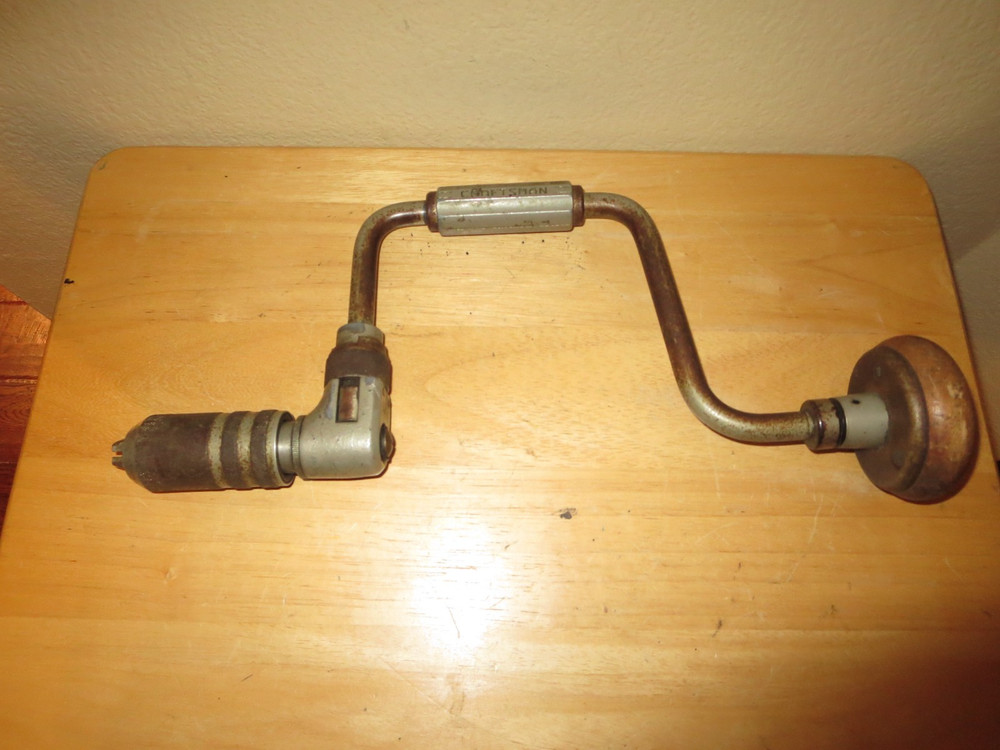 Vintage Craftsman 14" Brace & Bit Hand Drill