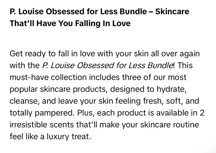 P. Louise Obsessed For Less Skincare Bundle - Blue Raspberry