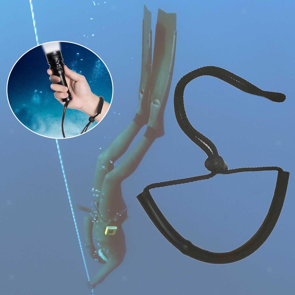 Scuba Diving Torch Wrist Strap Dive Strap Diving Flashlight Lanyard with Cord