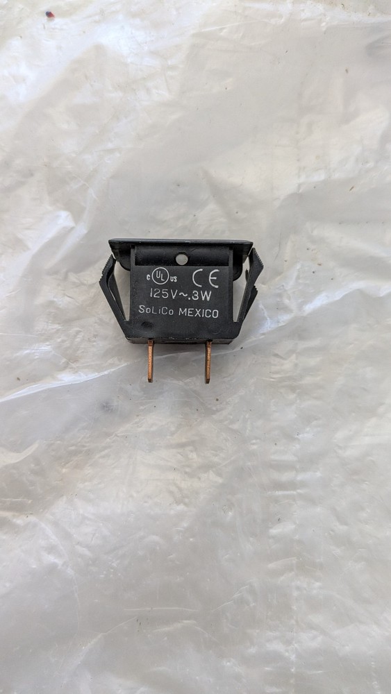 SOLICO 125V 3W WHITE INDICATOR LIGHT PANEL MOUNT