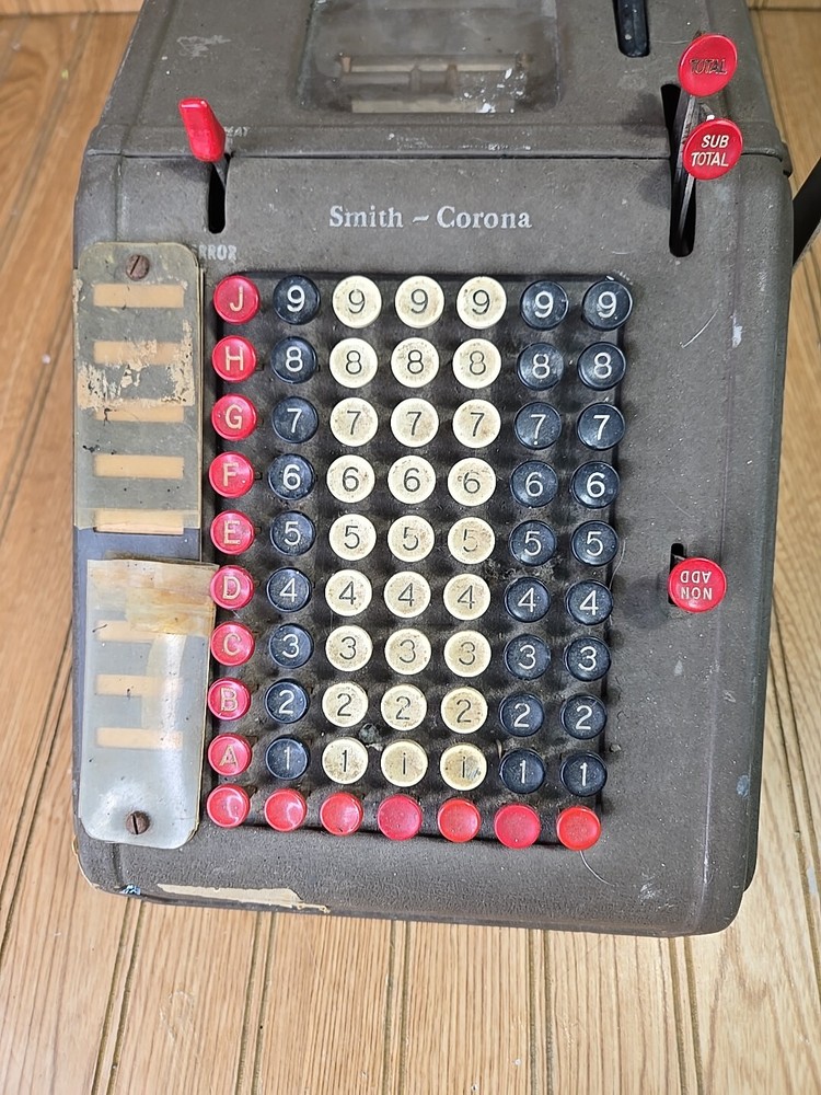 1950s Smith Corona Adding Machine