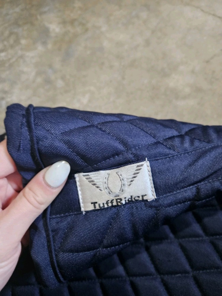 Tuffrider Navy Basic Dressage Saddle Pad
