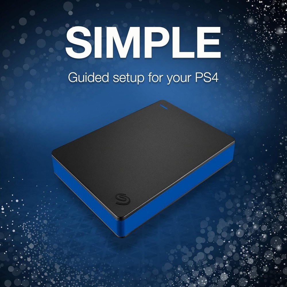 Compact 2TB External Hard Drive - Perfect Portable Solution for PS4 Gamers