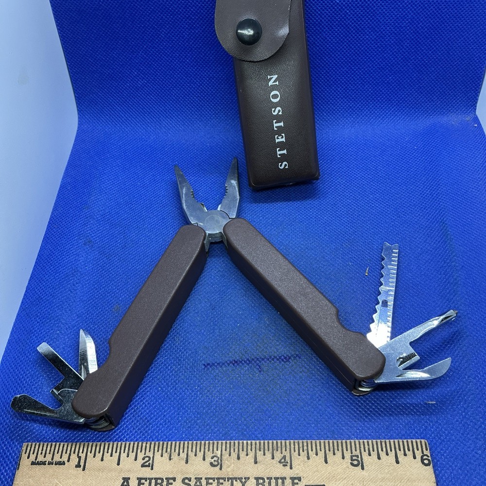 Vintage Stetson Mens Multitool With Case