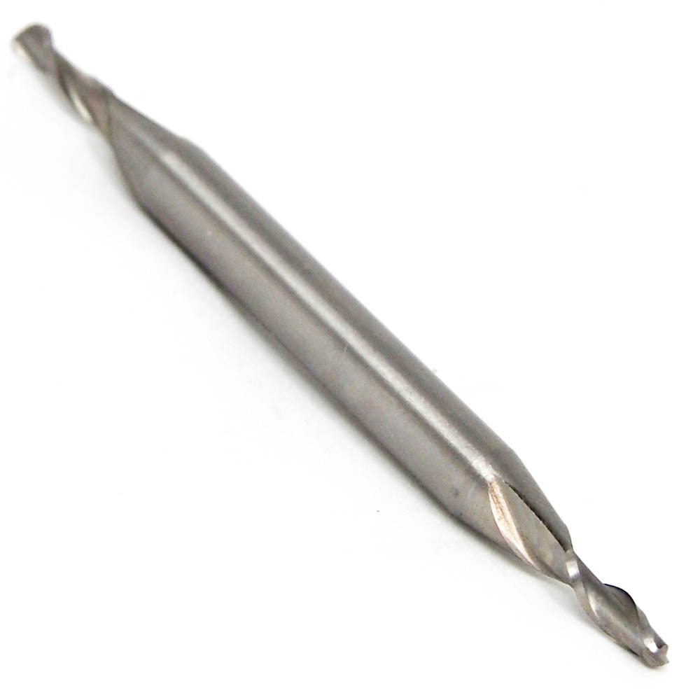 Double Ball End Mill 3/32" HSS 2FL