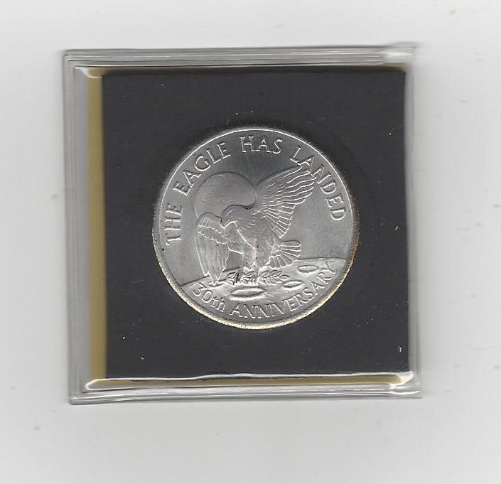 Apollo 11 The Eagle Has Landed, 30th Anniversary Commemorative Token.