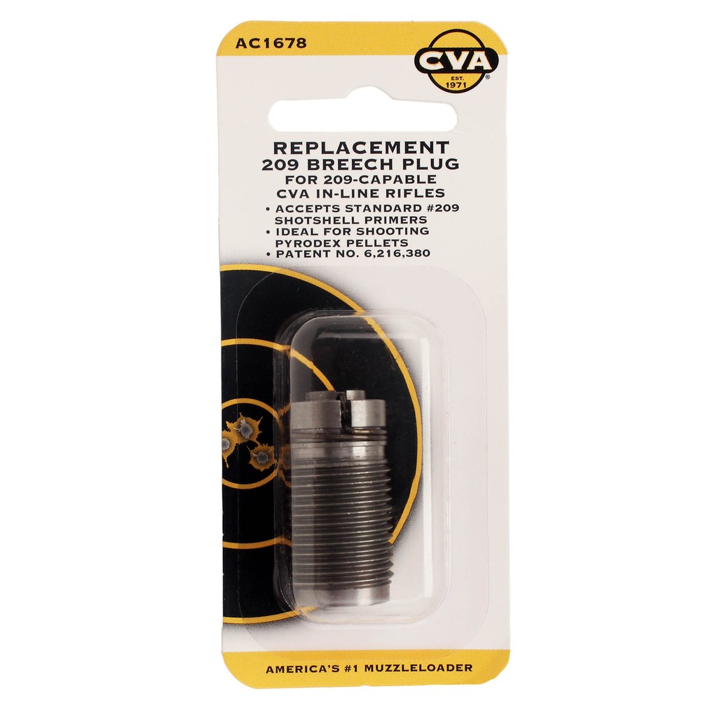 CVA Replacement Muzzleloader Breech Plug 209 Inline Shotgun Primer-AC1678