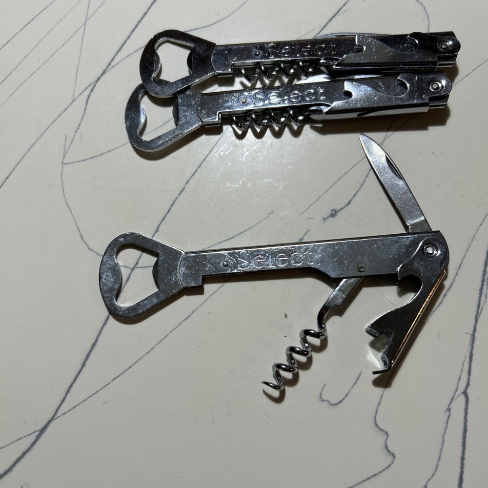 Select Cork Screw Bottle Opened Knife