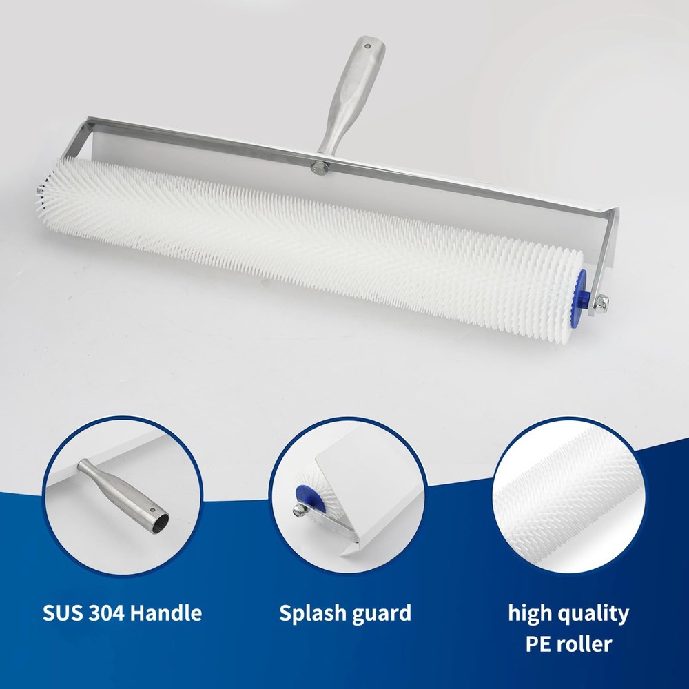 Self-Levelling Cement Tool Kit,Spike Roller for Self Leveling Cement,Epoxy Fl...