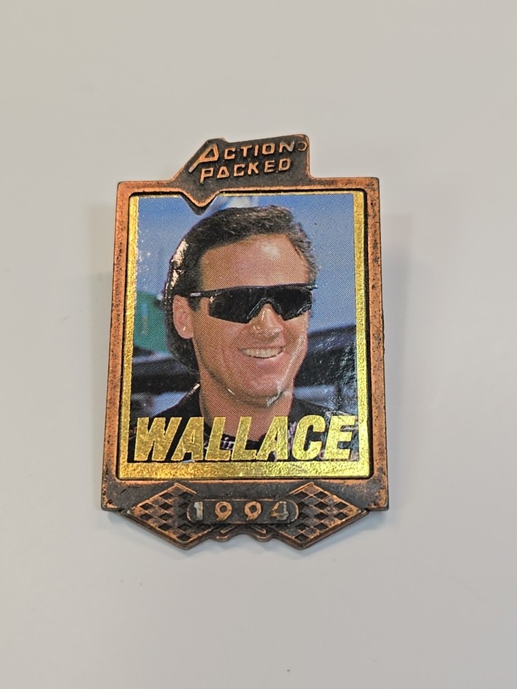 NASCAR Action Packed Lapel Pin Rusty Wallce 1994