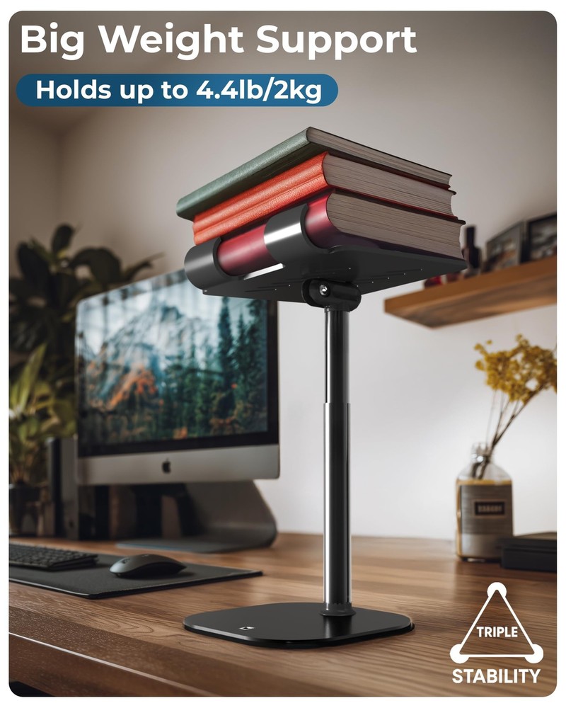 COOPER TabHolder, 7-10" Height Adjustable Tablet Stand, A - Night Black
