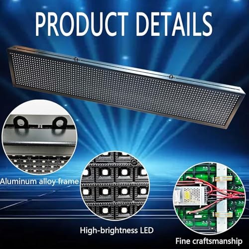 HS Programmable Scrolling led sign, High Brightness Full Color Outdoor