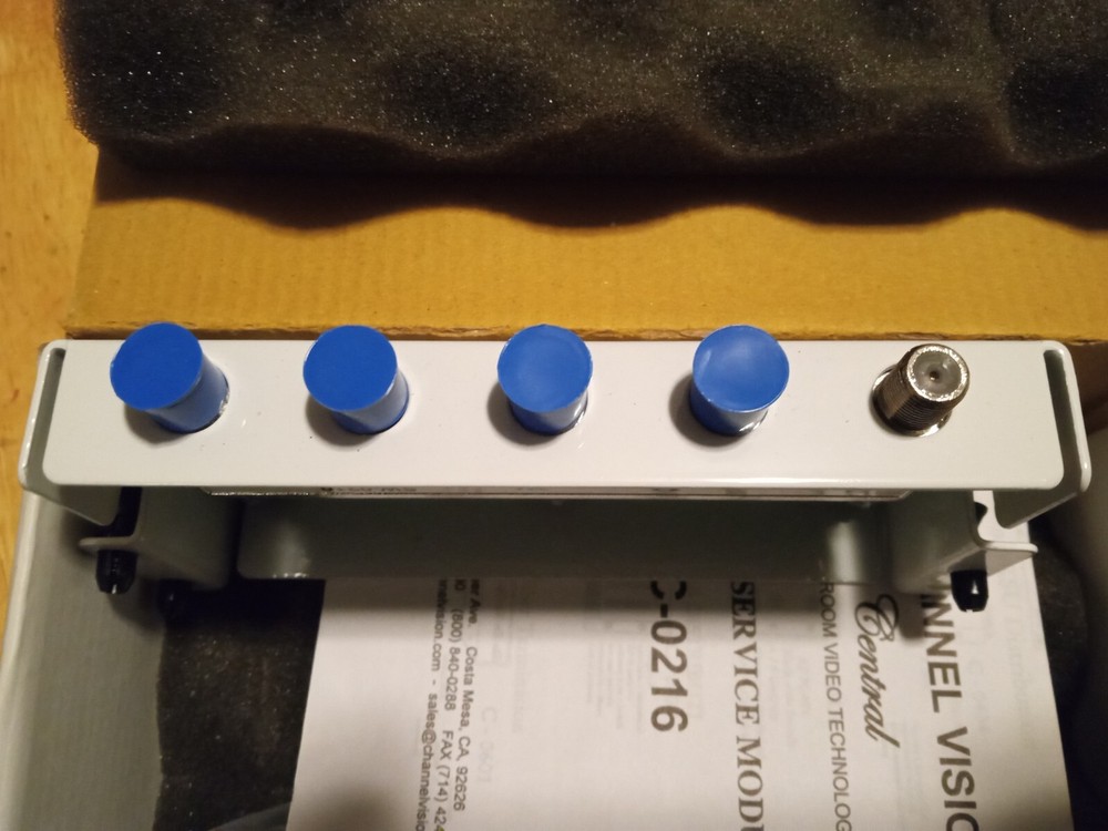 New Channel Vision C-0216 1×6 Phone / 1×4 Coax basic service Splitter Module