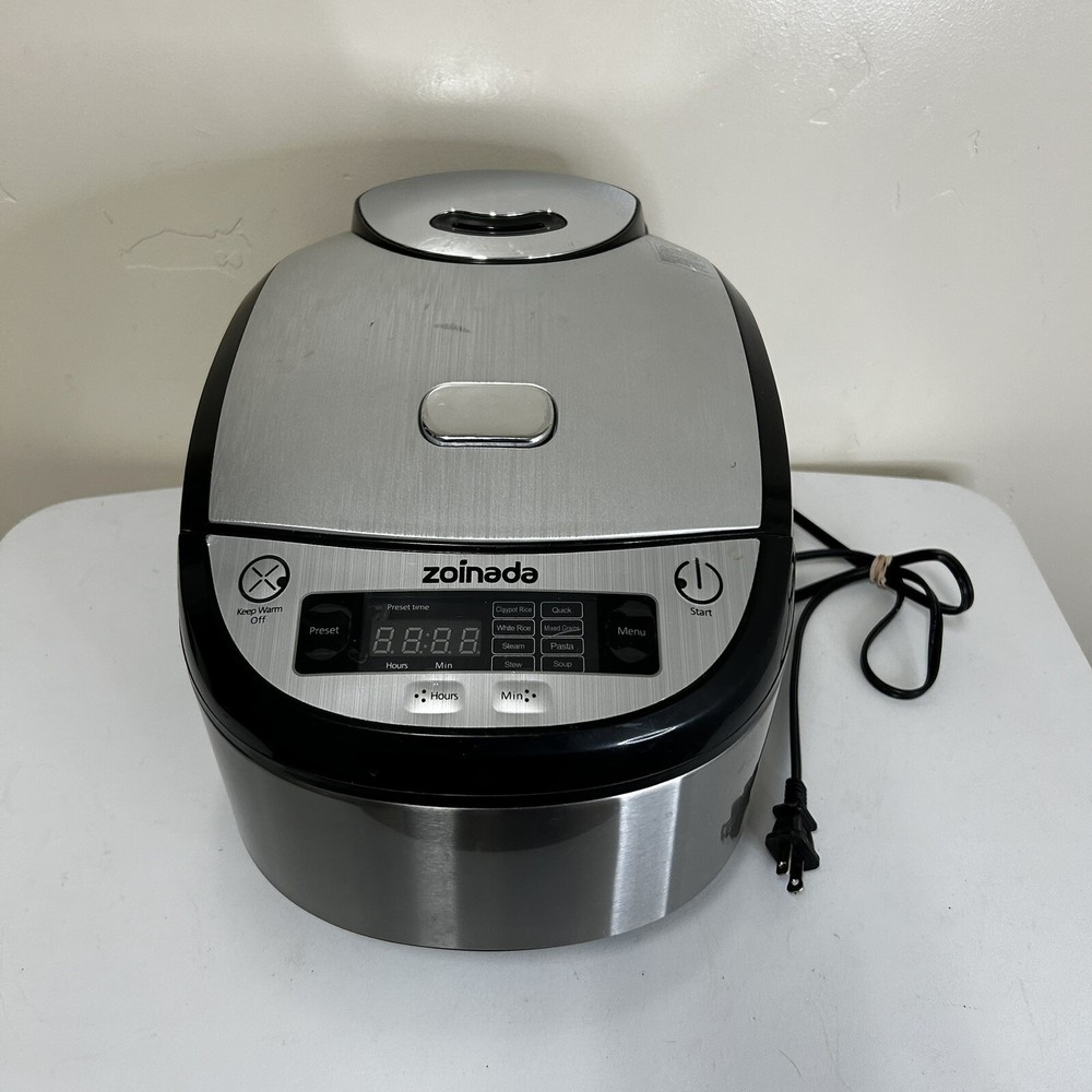 Zoinada Rice Cooker 16 Cup Cooked (8 Cup Uncooked) All In 1 Programmable