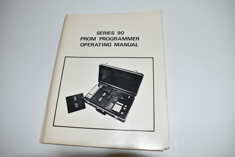*KB*  PRO-LOG SERIES 90 PROM PROGRAMMER OPERATING  MANUAL / BOOK(DXK25)