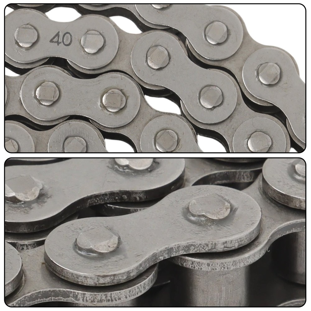 #40 Roller Chain + 2 Connecting Links x 5 feet