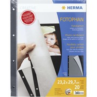 HERMA 7577 20 sheets 232x297 mm black 20 sheets