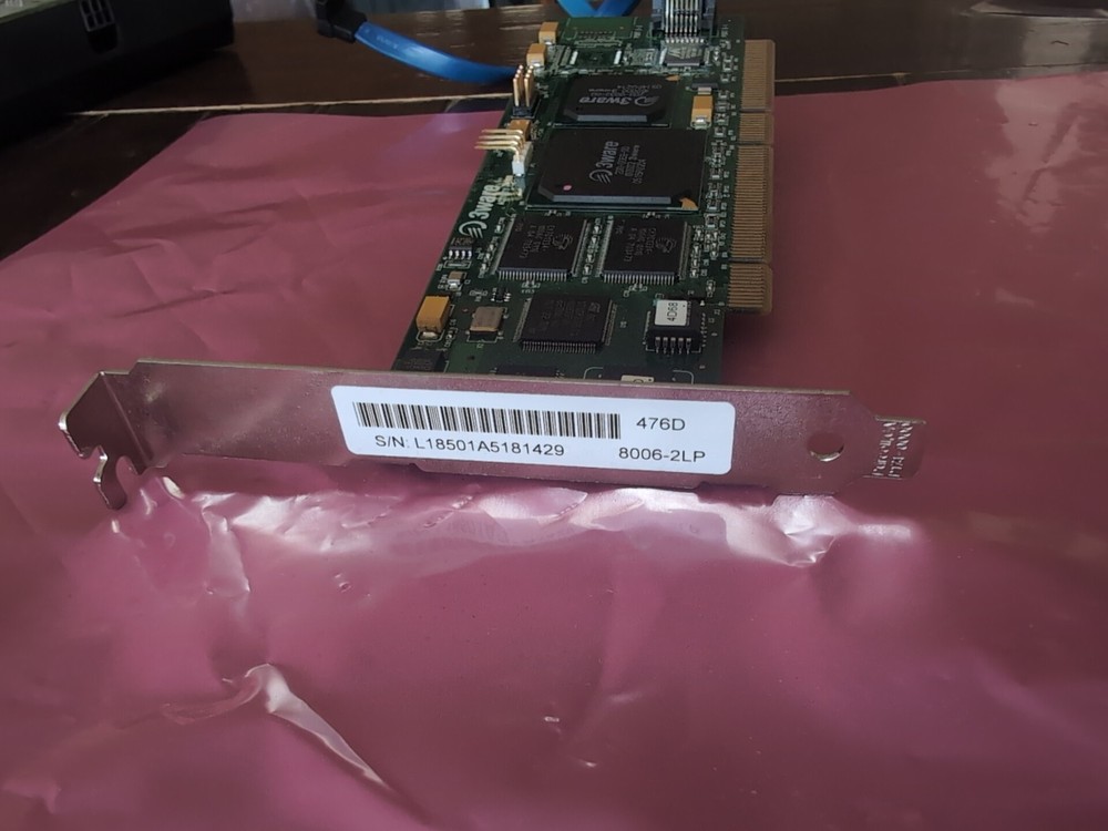 3WARE ACTIVITY 2 PORT SATA RAID CONTROLLER PCI-X 476D Escalade 8006-2LP