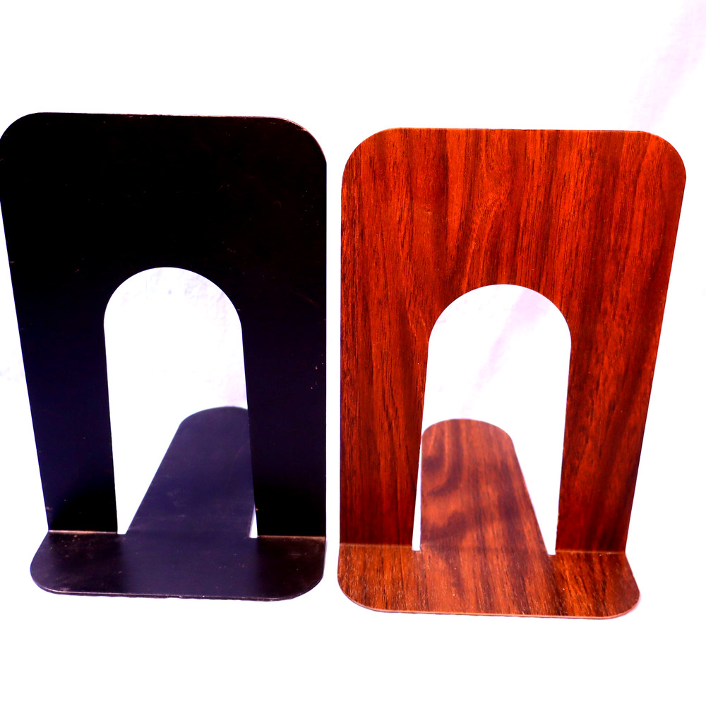 Vintage Heavy Metal School Library 1 Pair Bookends