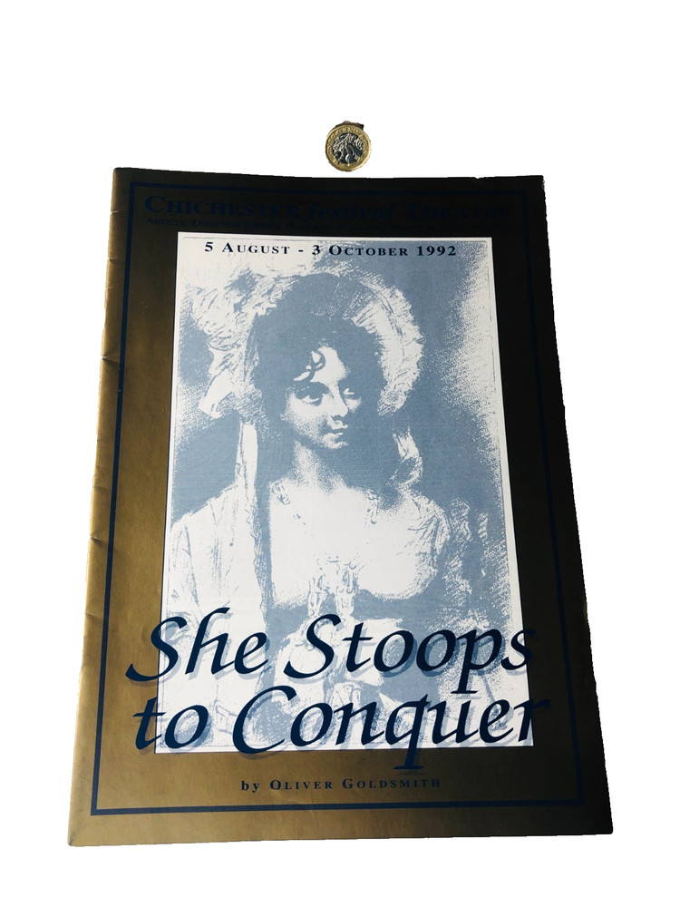 Theatre Programme She Stoops to Conquer 1992 Vintage ra