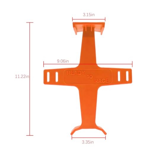 Motorcycle Suspension Fork Support Guard Transportation Protector, Orange