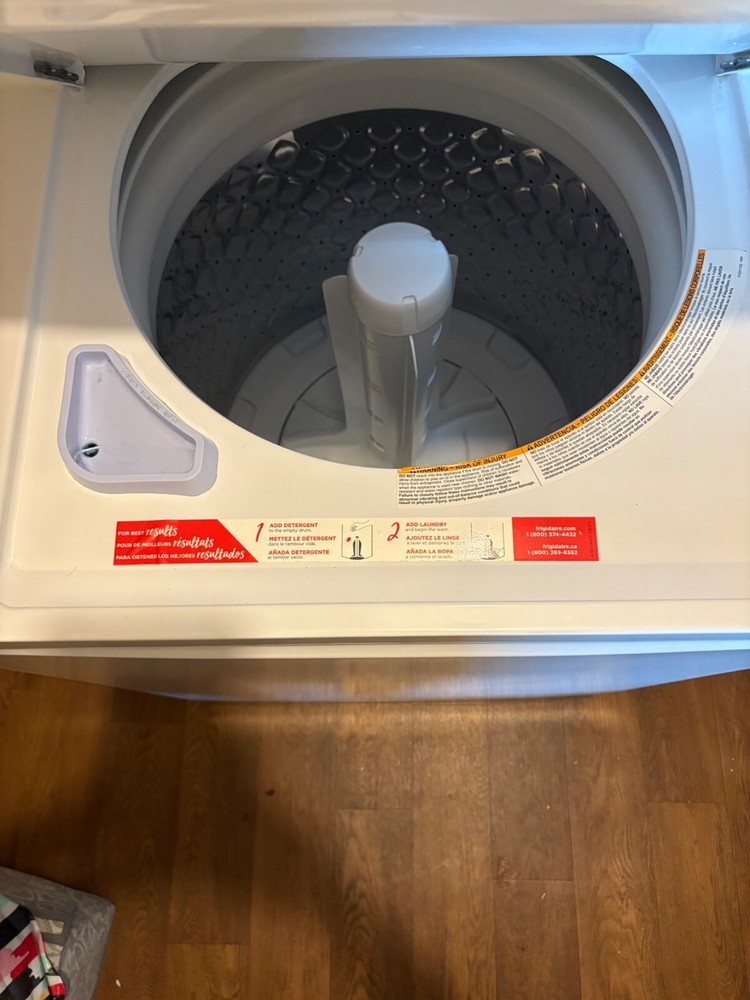 washer and dryer set stackable used. frigidaire quiet pack