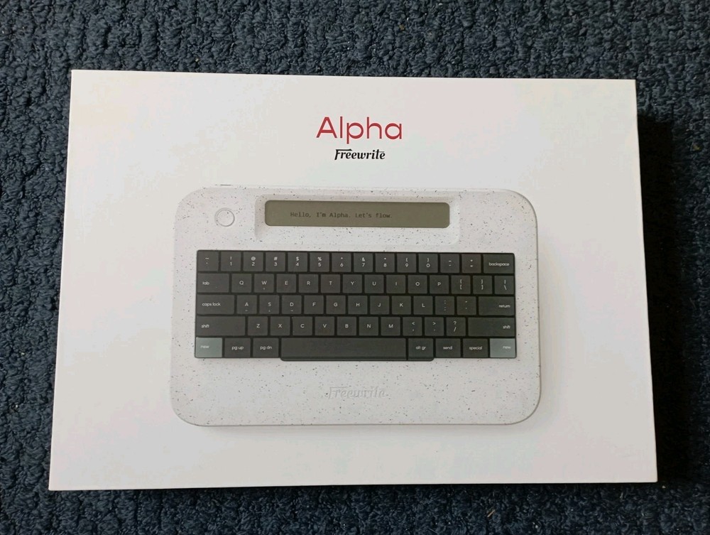 Freewrite Alpha | Portable Digital Typewrite White- Open Box! New