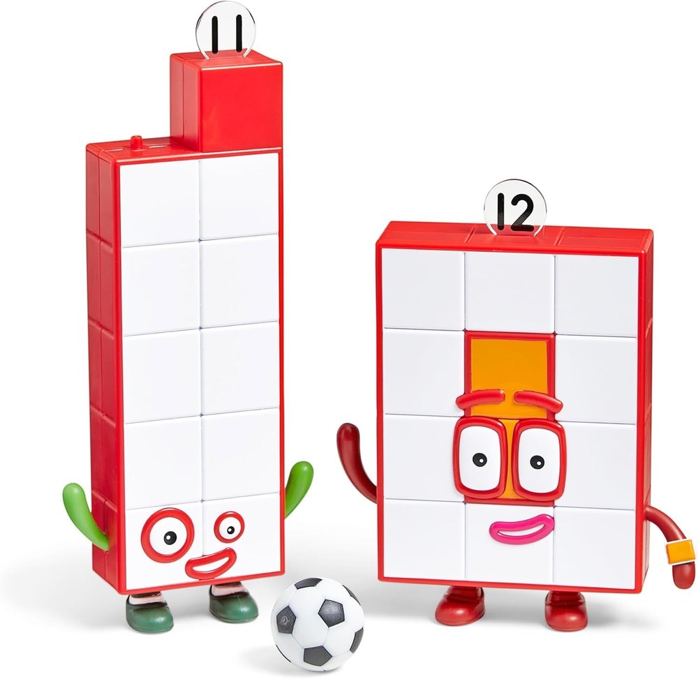 Numberblocks Eleven & Twelve Figures Math Learning Toys for Kids 3-5