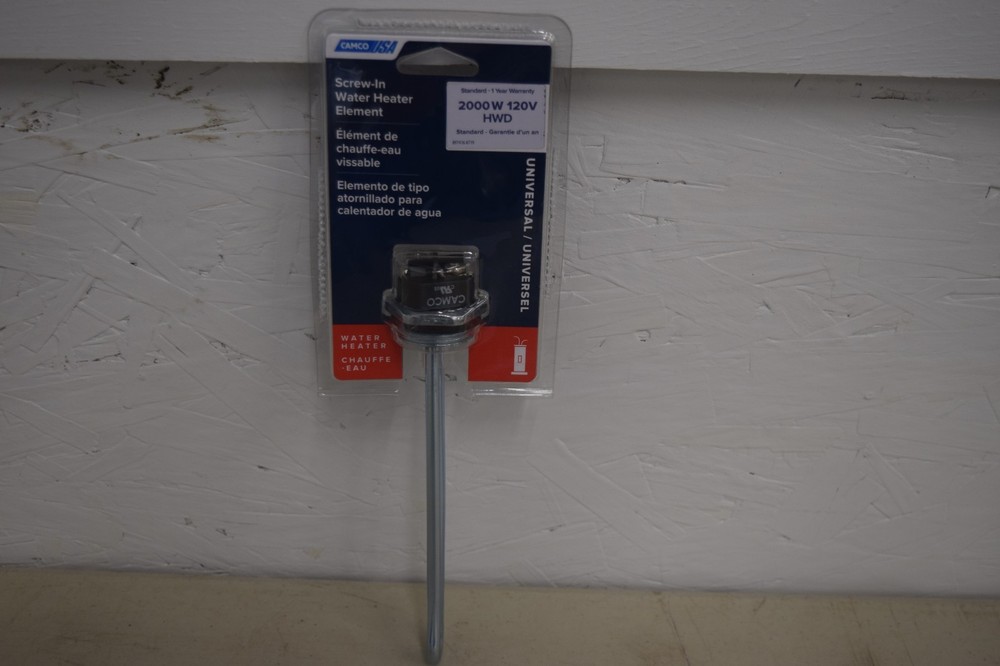 Camco 02203 Screw in Water Heater Element 2000 Watt 120v HWD