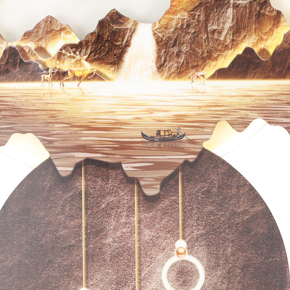 Wall Art Decor, Wall Sculpture, Remote Control LED Wall Art Decorations Lamp