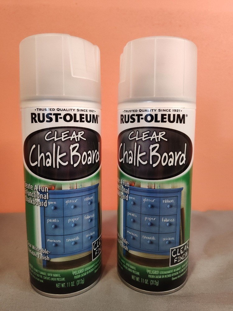 Rust-Oleum Clear Chalkboard Spray 11 oz 2 Pack