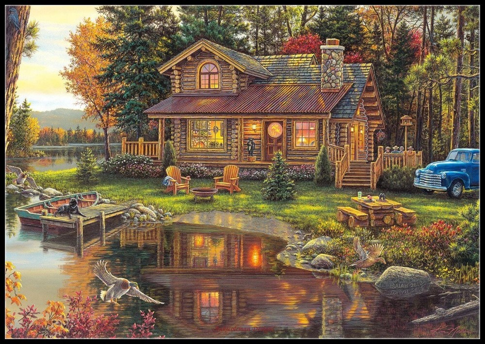 Peace Like a River - Chart Counted Cross Stitch Pattern Needlework DMC Color