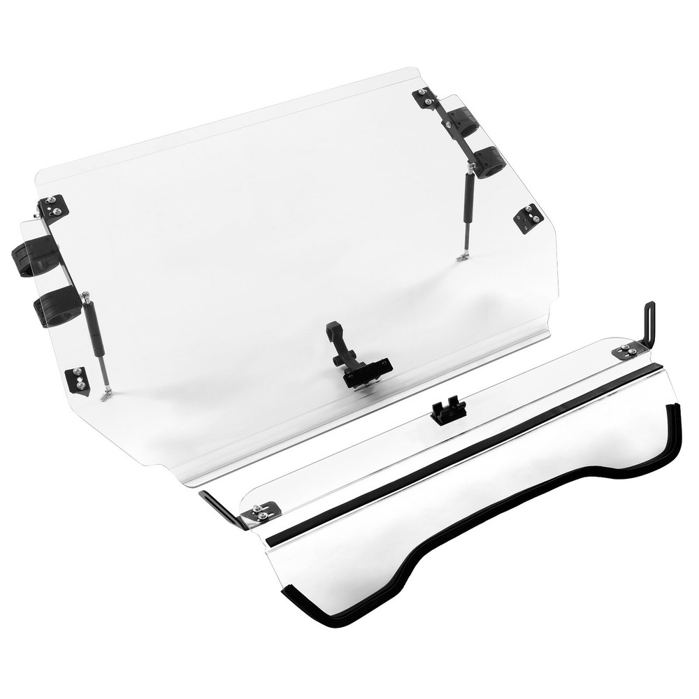 For Arctic Cat Wildcat 1000X / 1000 4X Flip Front Windshield Scratch Resistant