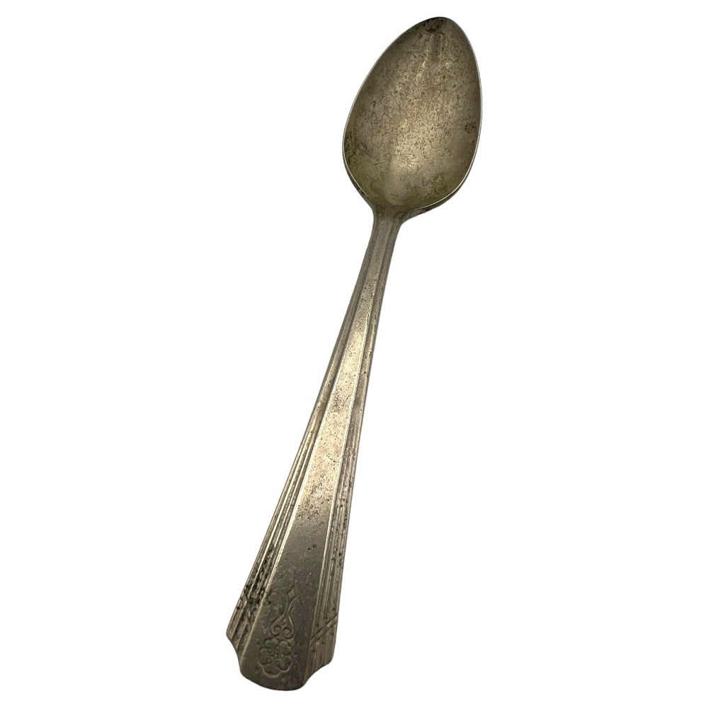 Vintage 1933 Camden Silver Plate Spoon BIRCHMONT Pattern Standard Teaspoon