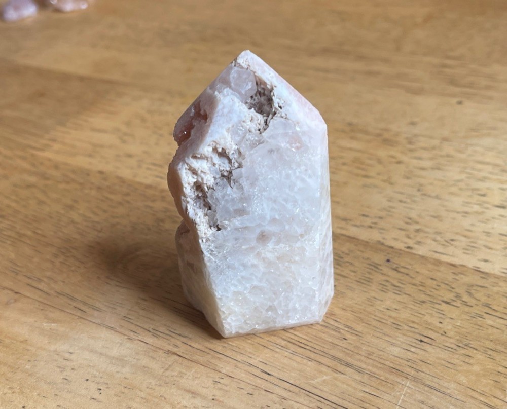 Pink Amethyst And Quartz Tower