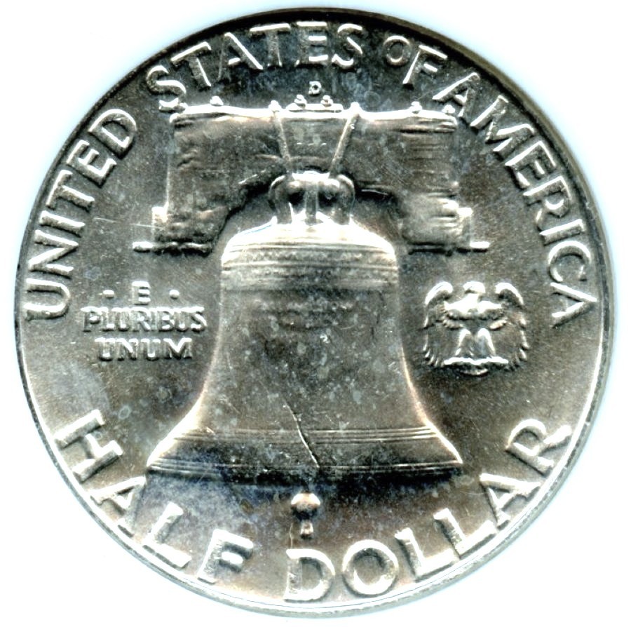 1963-D Franklin Half Dollar, NGC MS66