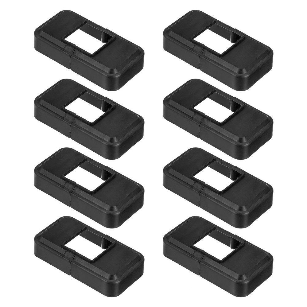 8-Pack Post Base Cover, Internal 1.26"x 1.26" Post Skirt Split Type for Railing