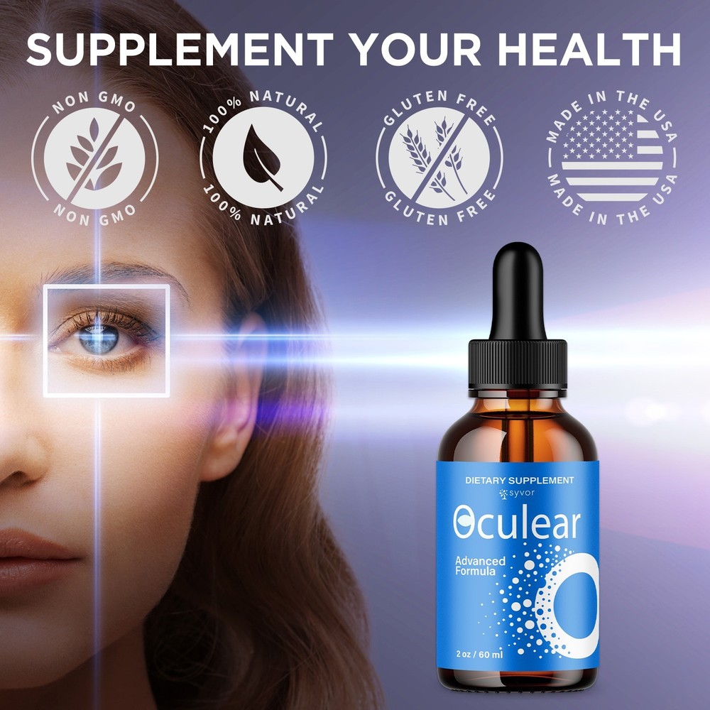 (2 Pack) Oculear Drops Advanced Support Healthy Eye Vision Ocu Lear 60 Servings