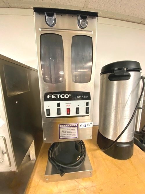Coffee Grinder/ Fetco GR-2.3 Dual Hopper Coffee Grinder