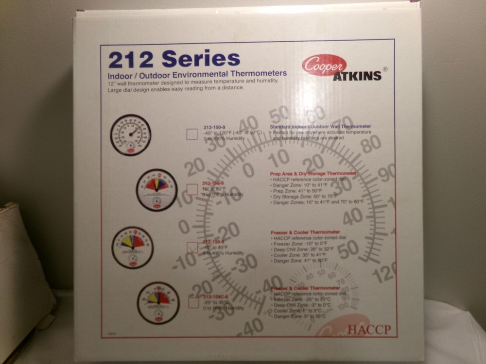 Cooper 212-159 Freezer Thermometer