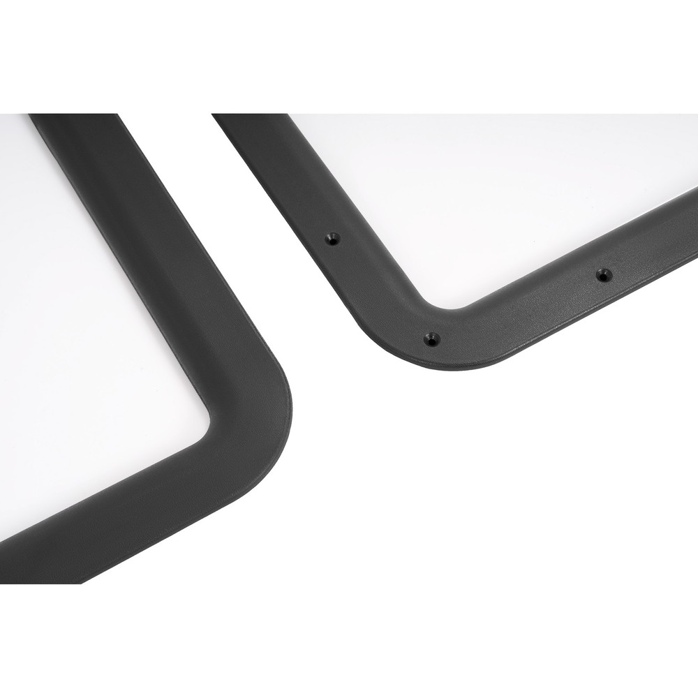 Black RV Entry Entrance Door Window For RV Camper Cargo Truck Trailer