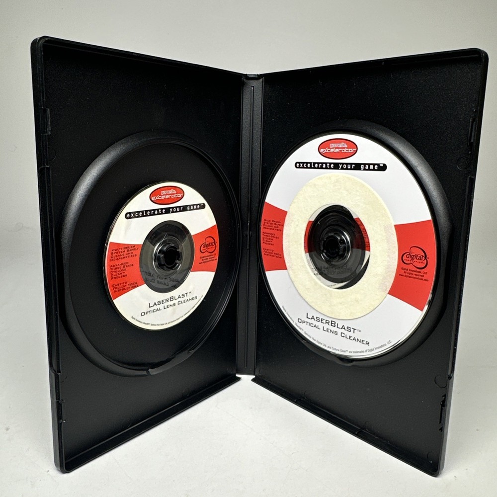 Game Dr Excelerator Laserblast Optical Lens Cleaner Gamecube Xbox PlayStation CD