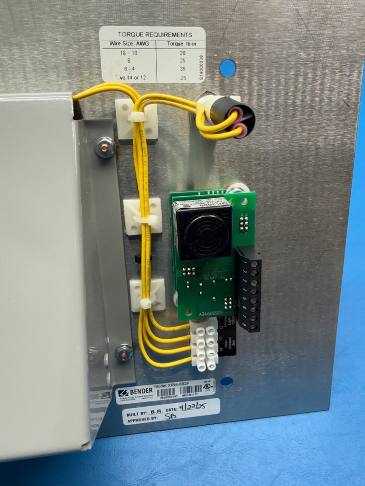 Bender XRM-8B2F Flush Surface Mounted Isolated Power System Panel