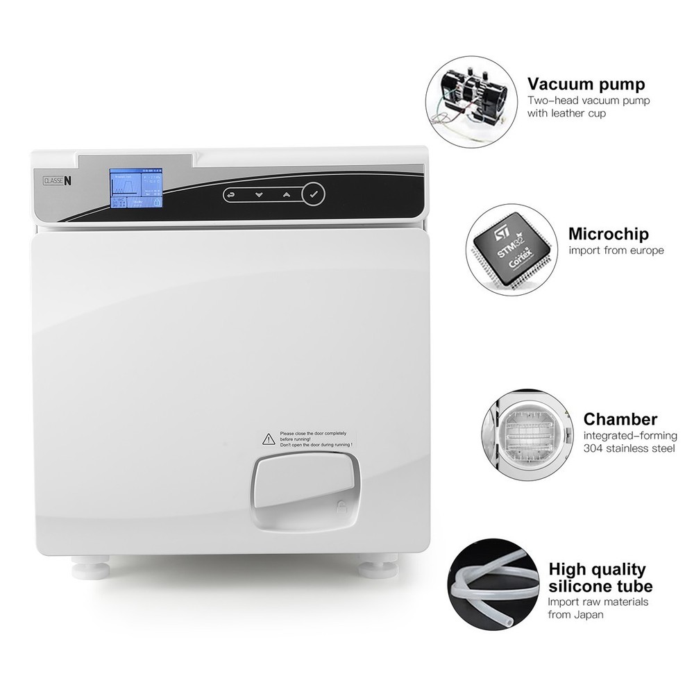 22L Dental Class N Autoclave Vacuum Steam Sterilizer With Drying Function