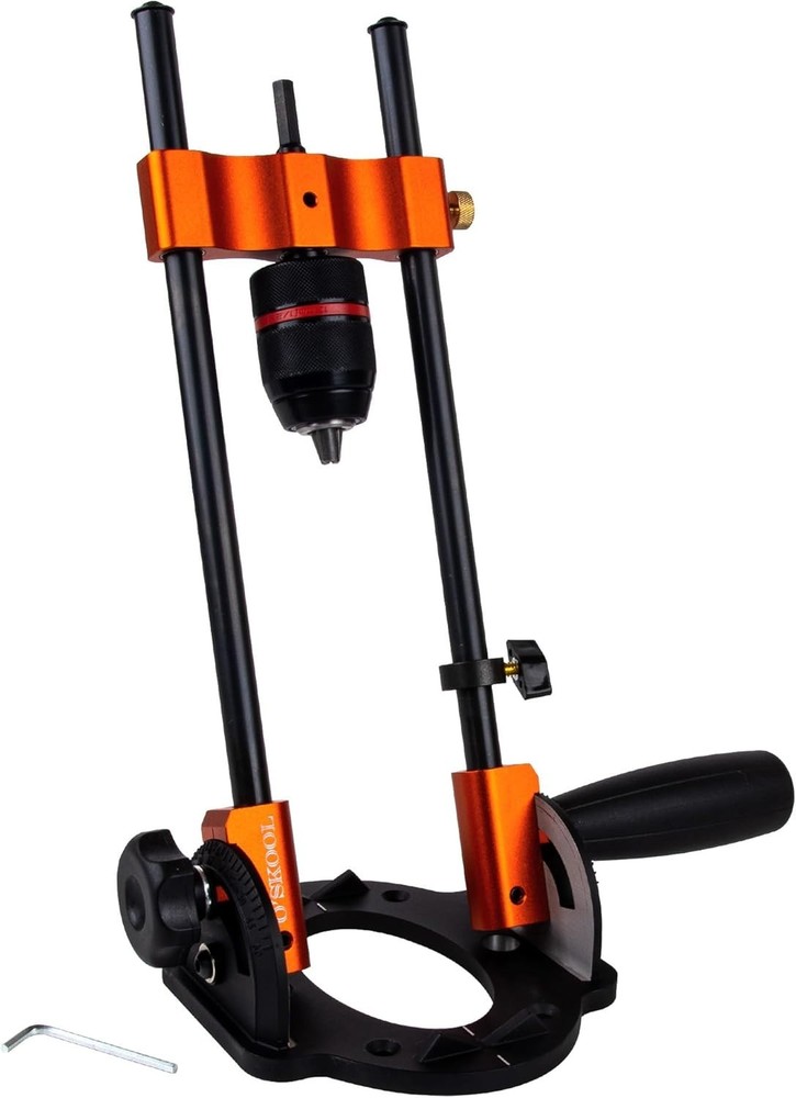 Multi-Angle Drill Guide for Cordless Drills, Adjustable from 0° to 60° for Fl...